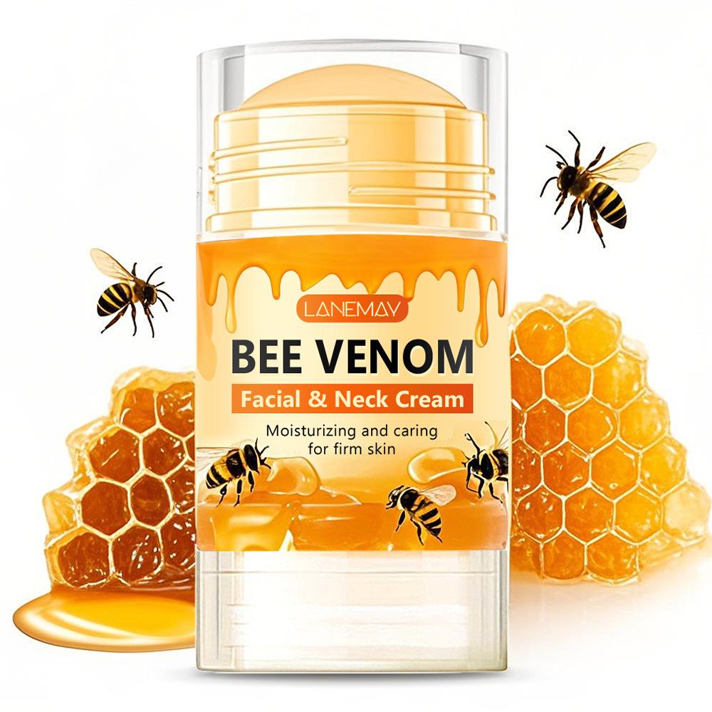 Bee Venom Facial & Neck Cream - Firm, Lift, & Tighten Light Beige, Improve The Appearance of Sagging Light Beige - Suitable for All Light Beige Types