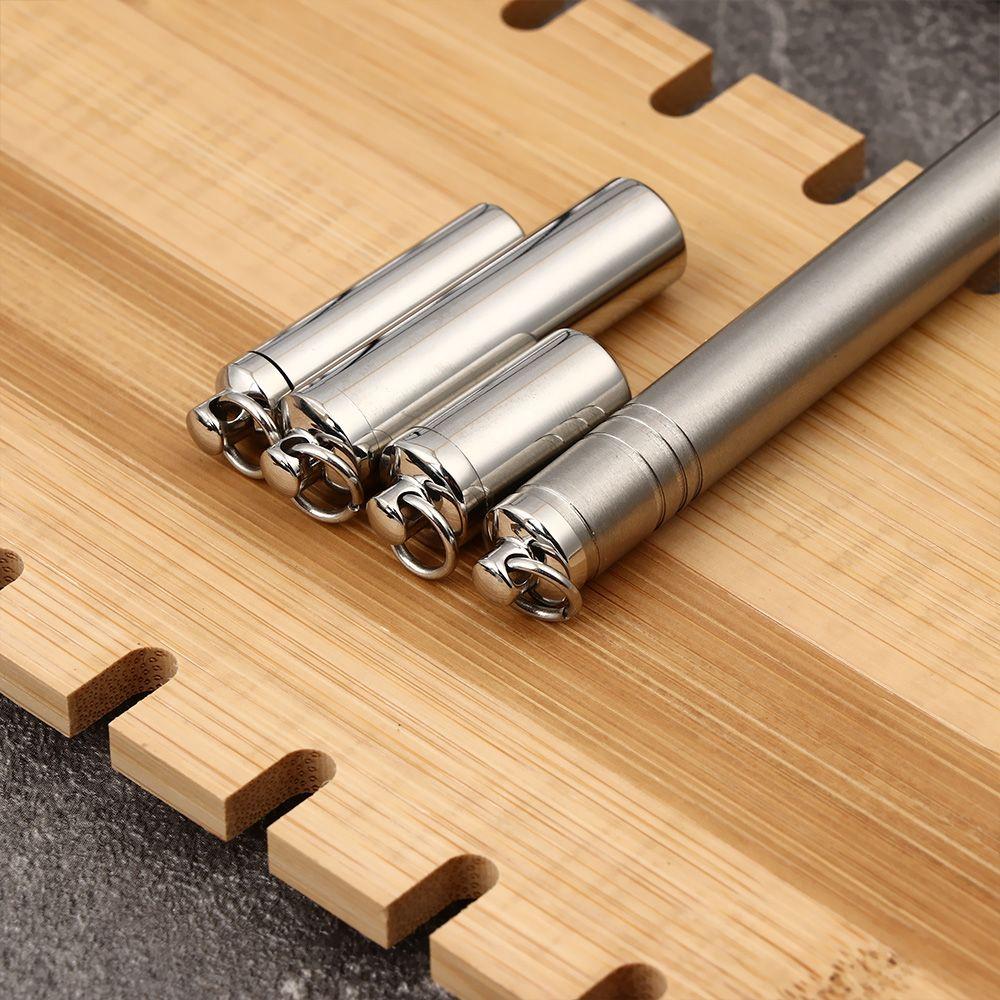 Lucky Charm Stainless Steel Pill Case Cylinder Tube Perfume Vial Pendant Wishing Bottle Ashes Urn