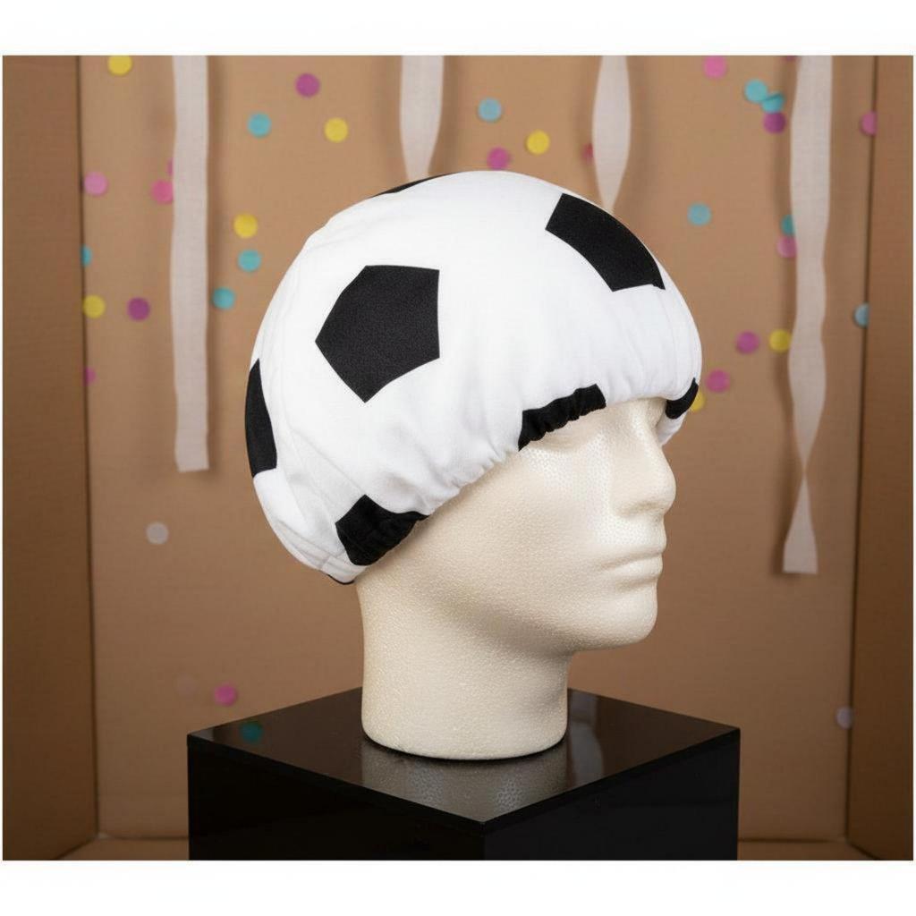 Soccer Ball Hat Funny Soccer Shaped Hat Sport Event Costume Hats Party Supplies Cosplay Headgear Cap