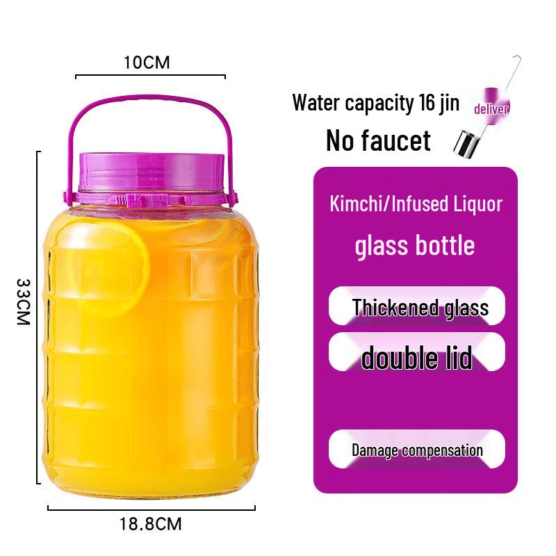 Thickened Glass Sealed Fermentation Jar Set