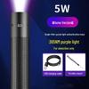 Aux UV Schwarzlicht Haustierdetektor mit Laserpointer