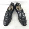 Oakwoods Leather Full Brogue Wingtip Shoes [9.5D/27.0/Black] Vintage(USED)