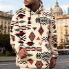 Herren S Camouflage Fleecegefütterter Kapuzenpullover Lässig Streetwear