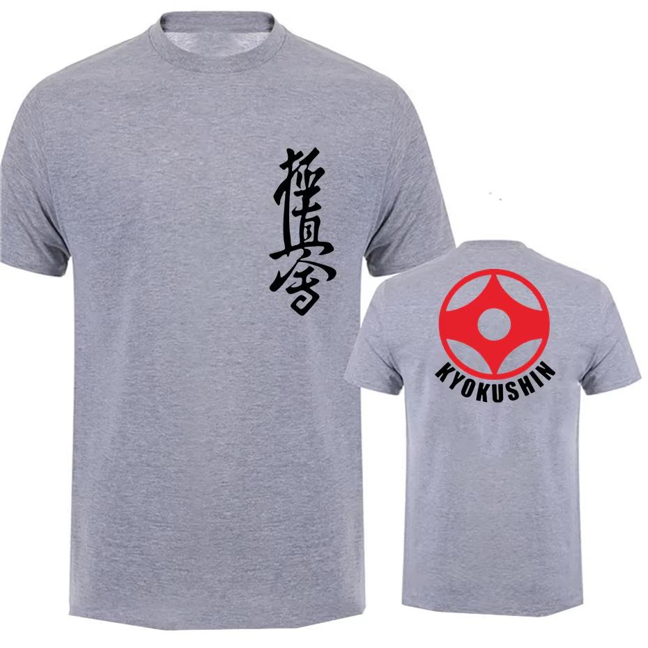 

Tshirt Men Unisex Tshirt Black Tshirts Homme Tees Kyokushin Karate Masutatsu Oyama Karate Japan Custom T-Shirt Print TShirt Men 4XL