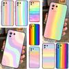 Colorful Rainbow Stripe For Xiaomi 11T 12T 13 Pro 12 11 Lite Phone Case For POCO F5 X5 Pro F4 X4 GT F3 M5 X3 Pro