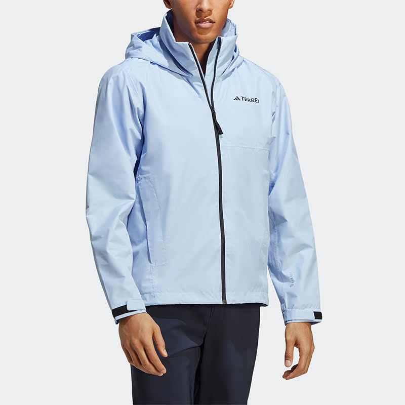 Adidas Terrex Series Solid Color Logo Windproof Waterproof Jacket Men Jacket HZ1380