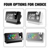Multifunctional LED Digital Display Projection Alarm Clock 180° Rotation Time Projector Electronic Alarm USB Wake Up Desktop Clock Snooz Temperature