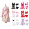 3pcs/set 30cm Fashion Doll Clothes Underwear Pajamas Dress Up Doll  Accessories Kids Girl Toy Gift