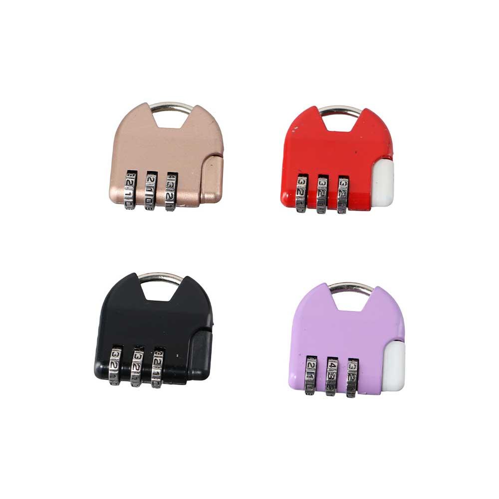 

Anti-Theft Storage Box Safety Password Student Dormitory Zipper Lock Lock for Luggage Padlock чорний