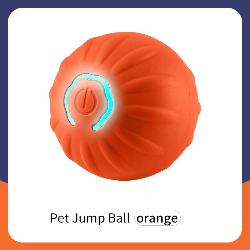 New Smart Dog Toy Ball Electronic Interactive Pet Toy Mobile Ball USB Automatic Mobile Jumping Dog Cat Toy Products