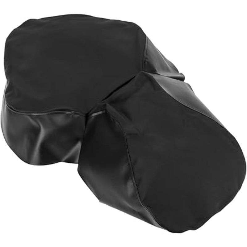 Motorcycle Seat Cushion Cover PU Leather Waterproof Fits for Kawasaki Vulcan VN400 VN800 1995-2012 Black Accessories