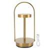 Cordless Table Lamp Lantern Portable LED Desk Lamp 3000mAh Battery Operated 3 Color Stepless Dimming for Camping Home Restaurant Bedroom Balcony