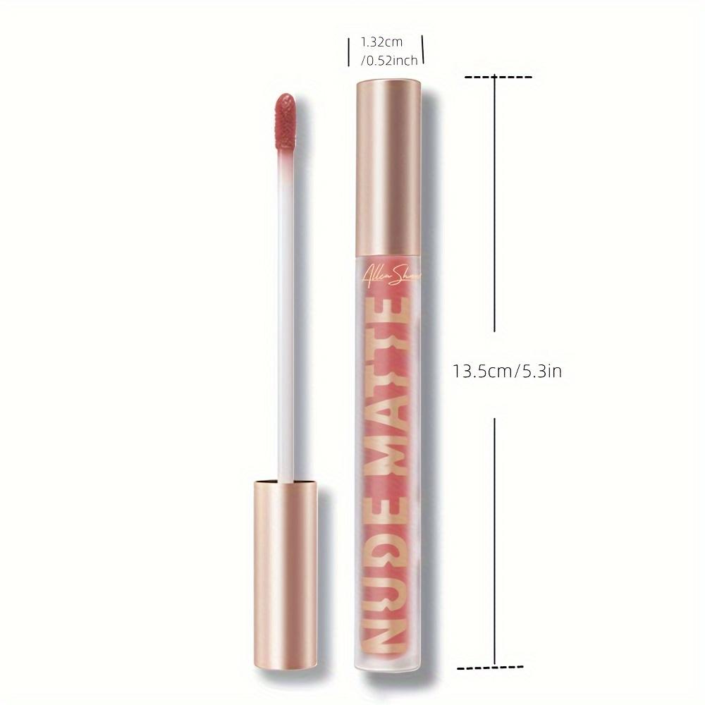 Matte Liquid Lipstick - Long-lasting, non-stick, moisturizing, nude, pink and brown tones