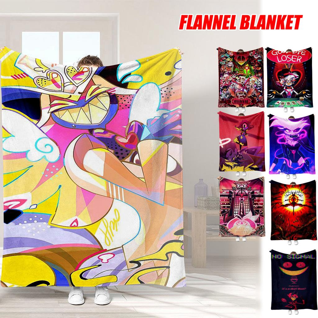 130*150 Cm Hot Anime Character Flannel Blanket  Nap Blanket Quilt Flannel Sofa Cover Blanket