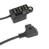 D-TAP One-to-Three Power Cable with Digital Display, B-Type Anton V-Mount Camera Battery Power Converter Cable