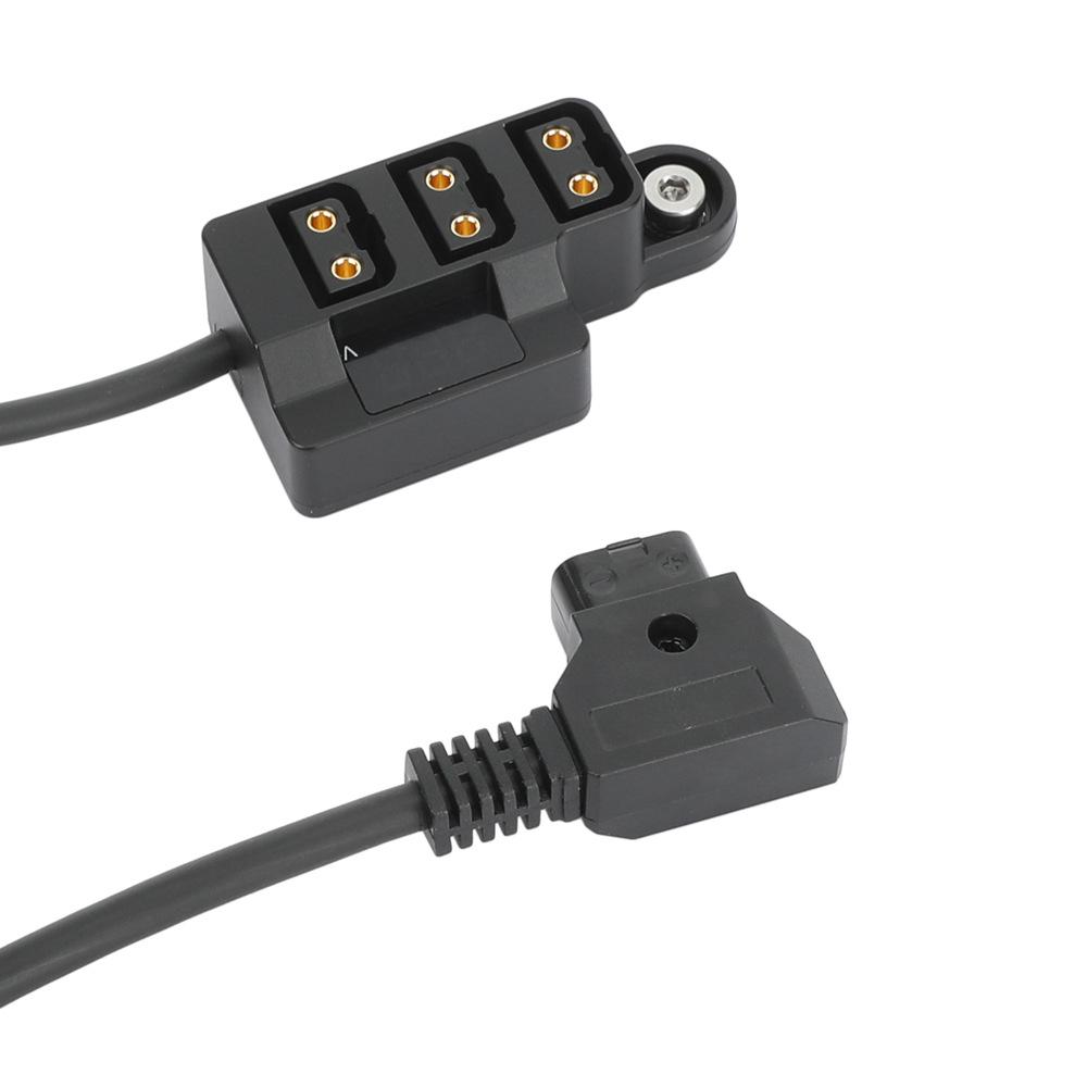 D-TAP One-to-Three Power Cable with Digital Display, B-Type Anton V-Mount Camera Battery Power Converter Cable