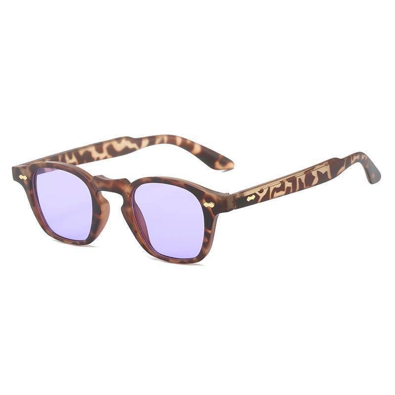 Hip-hop Sunglasses Small Frame Polygonal Men's and Women's Fashion Sunglasses European and American Sunglasses