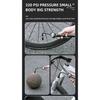 ROCKBROS Bicycle Pump 320PSI High Pressure Two-stroke Portable With Electronic Pressure Gauge Inflator MTB Road Bike Accessories