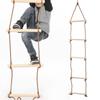 5 Wooden Climbing Rope Ladder Children Fitness Toy Outdoor Sports Toy Amusement Equipment