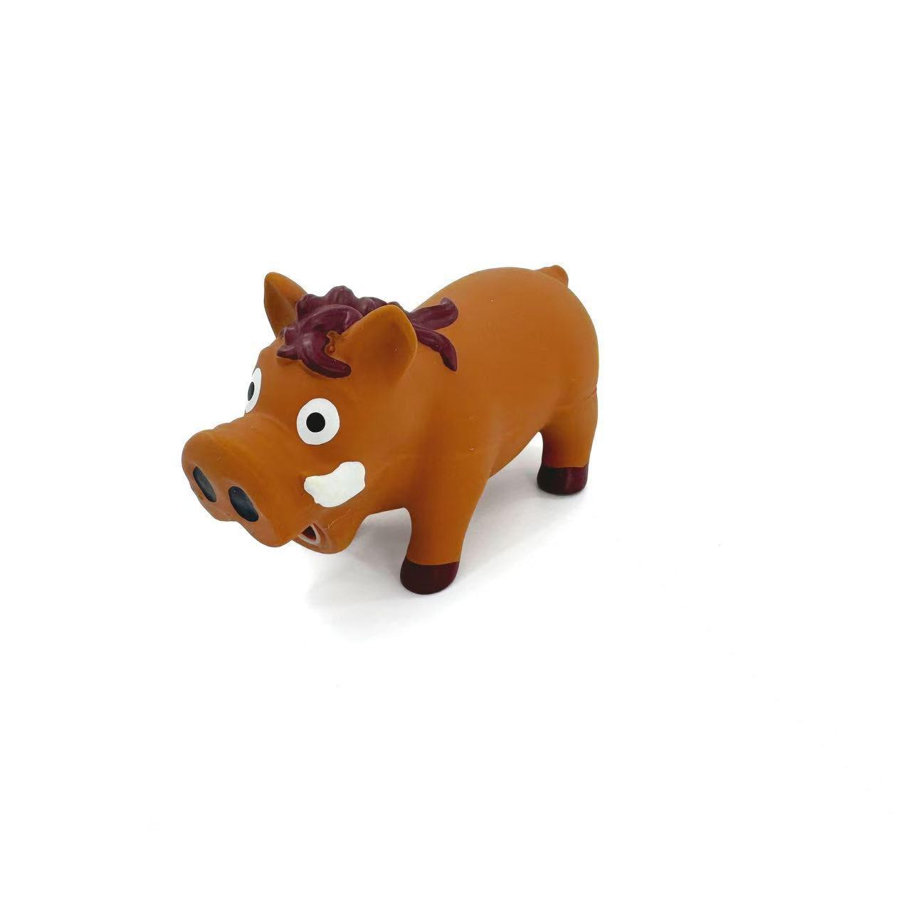 

Squeaky Dog Toy Interactive Pet Chew Plaything Durable Teeth Cleaning Supplies for Puppy Small Medium Dogs New Arrival коричневый
