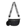 Crossbody Sling Bag Women Leather Shoulder Bag Crossbody Purse with Adjustable Shoulder Strap Chest Belt Bum Bag for Travel Daily Errands