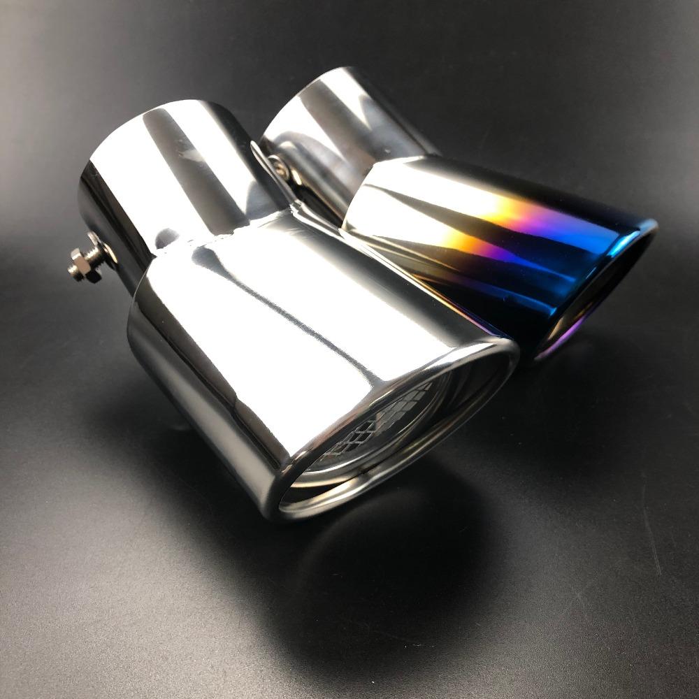 Car accessories Stainless steel chrome exhaust tube tail pipe Case for Mitsubishi PAJERO V31 V33 V73 V93 V97 2007-2019