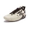 361 BIG3 6.0 Pro Amorti Antidérapant Respirant Mi-haut Chaussures de Basketball Unisexe Lait d'Avoine 672521106-11