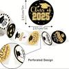 500 Stickers Per Roll for Graduation Season, Featuring Round Non-Drying Adhesive Labels for Caps And Celebration Events.