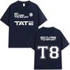 Tate McRae So Close To What T8 2025 Album T-Shirt Unisex Damenkleidung Baumwolle Kurzarm-T-Shirts Sommer-T-Shirt Tops Fans Geschenk