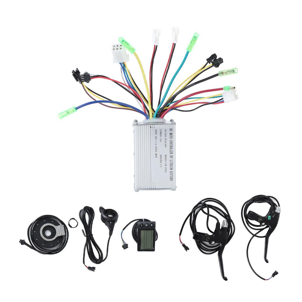 15A 250W 350W Electric Motor Controller with Waterproof S866 Display Panel Electric Bike Conversion