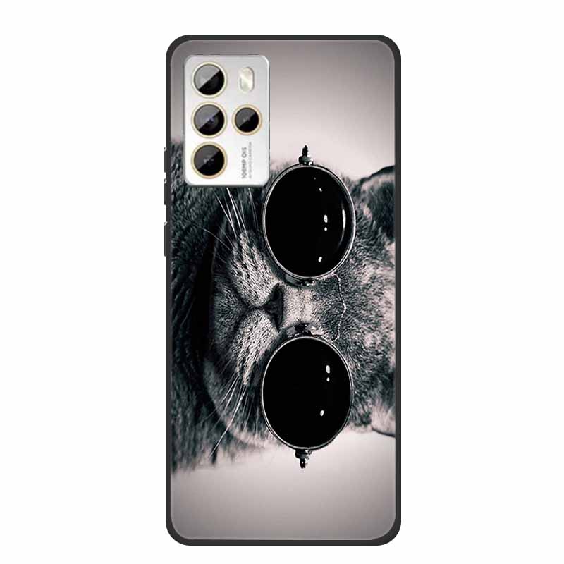 For HTC U23 Pro 5G Case Animals Silicone Soft TPU Phone Cases For HTC U23 Pro 2023 HTCU23 2QCB100 Protector Cartoon Wolf Coque