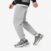 Li Ning Sports Trend Series Lace-Up Mid-Waist Solid Color Fleece Warm Knitted Sports Pants Men Bottoms Light-Gray AKLU617-3