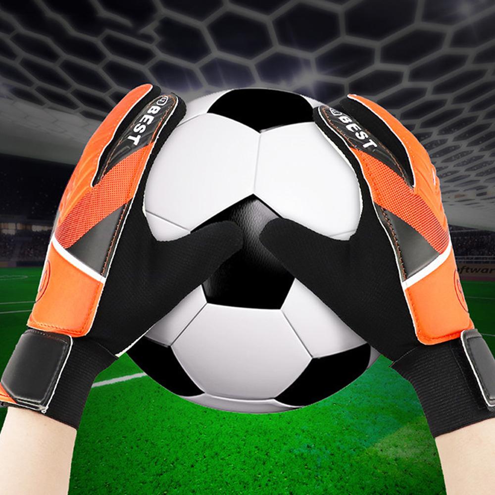 Youth Padded Football Gloves Flexible Impact Protect Soccer Goalie
