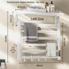 Bathroom Electric Bath Towel Carbon Fiber Warmer Heating Towel Rack Intelligent Constant Temperature Towel Dryer Shelf