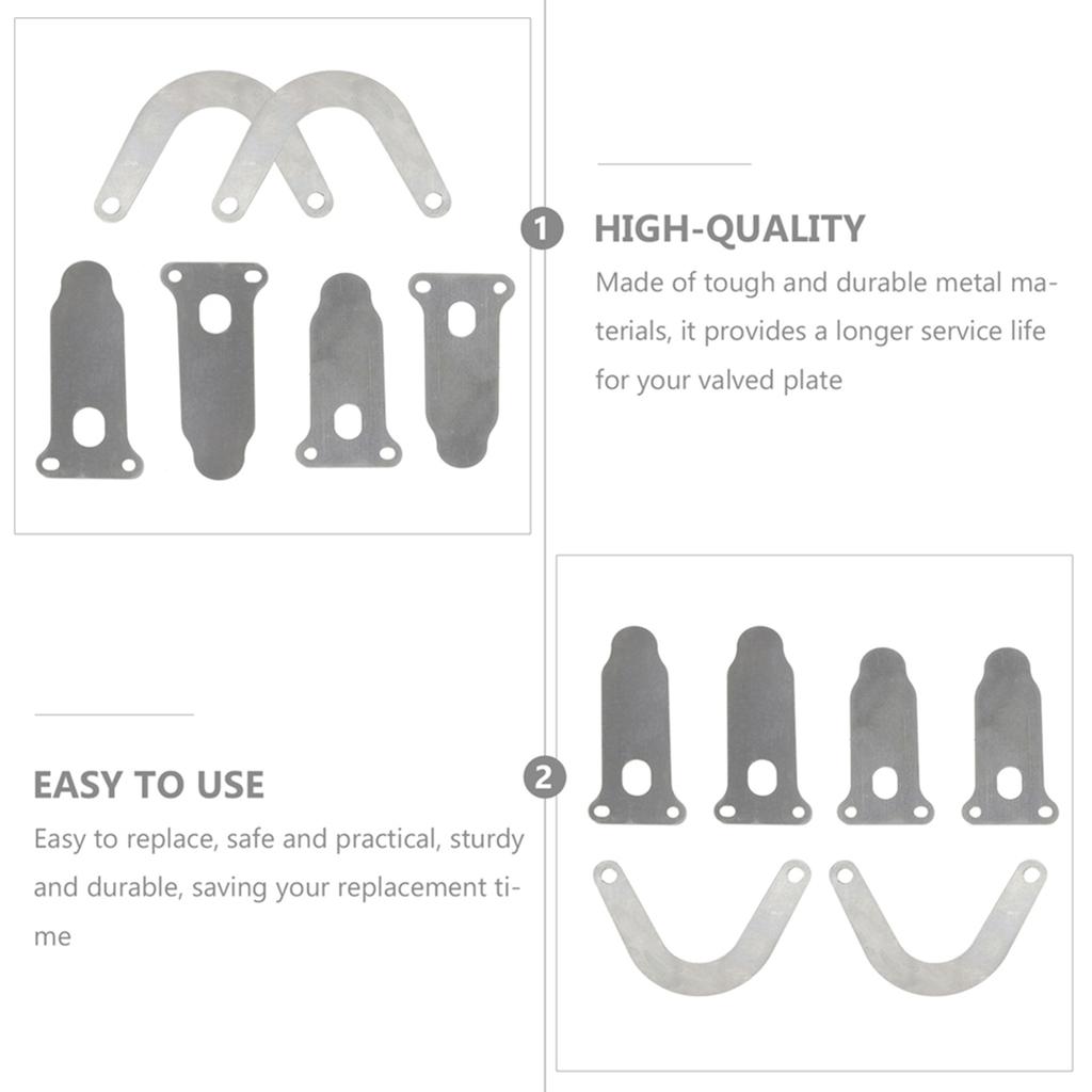 6pcs Precisions Produced Valves Plates Heavy Duty Valve Plates Workshop Compressor Accessories for Air Compressors