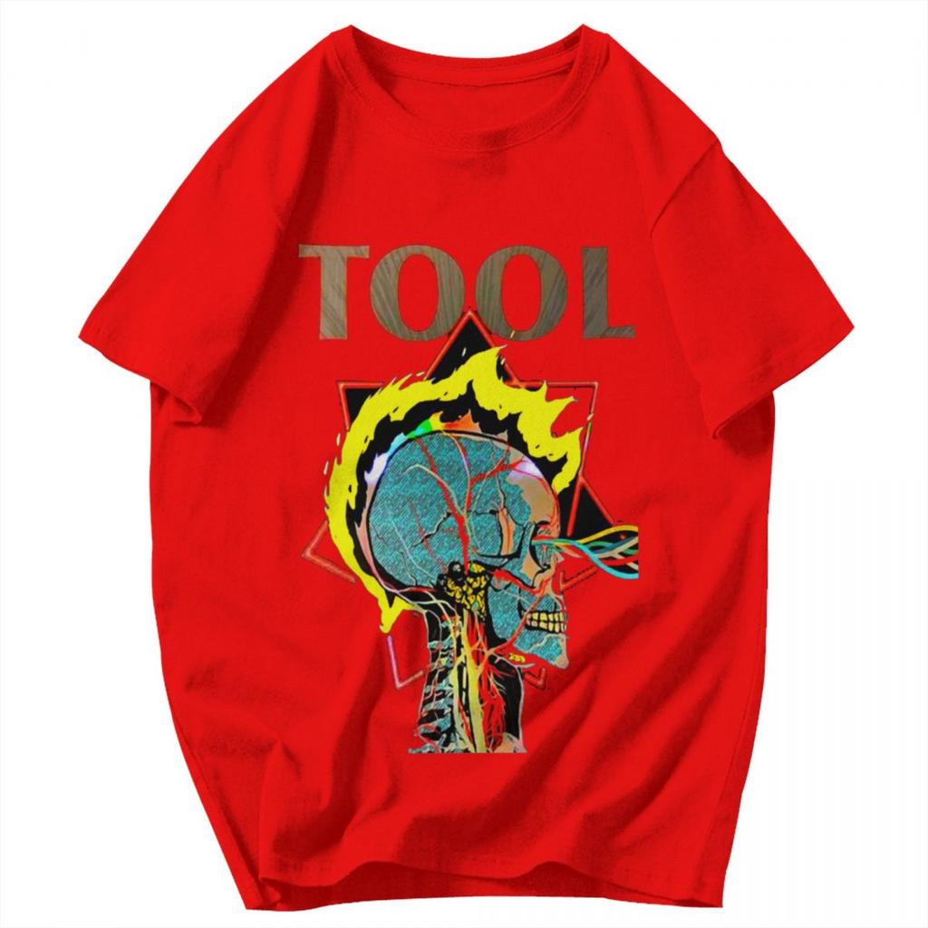 Men T Shirt Tool Metal Music Band Trending Summer Y2K Graphic Oneck Unisex Clothing T Shirts