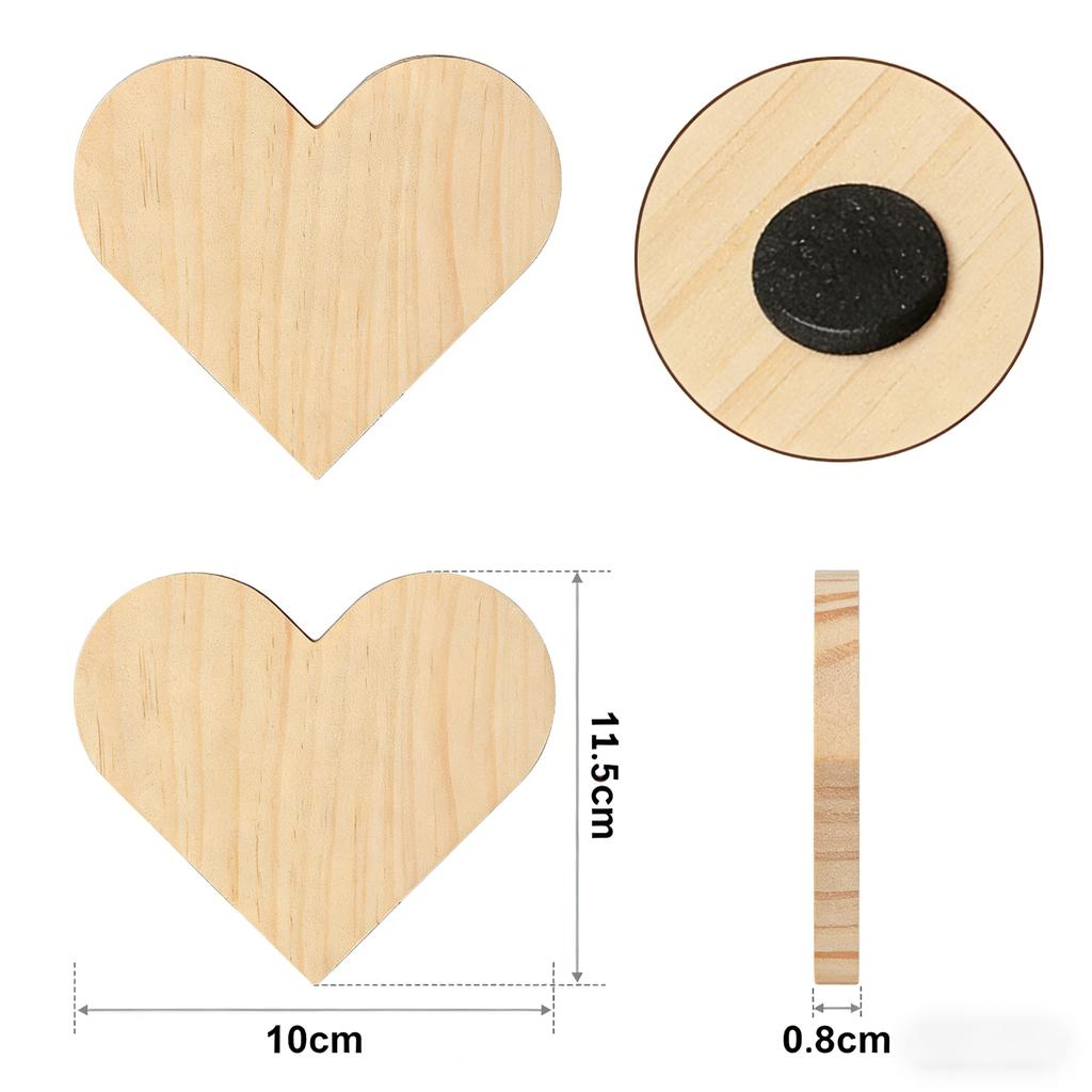 Solid Wood Coasters with Logo Engraving Square Round Heart Shapes Wooden Coasters for Home Use Heat-Insulating Wooden Coasters