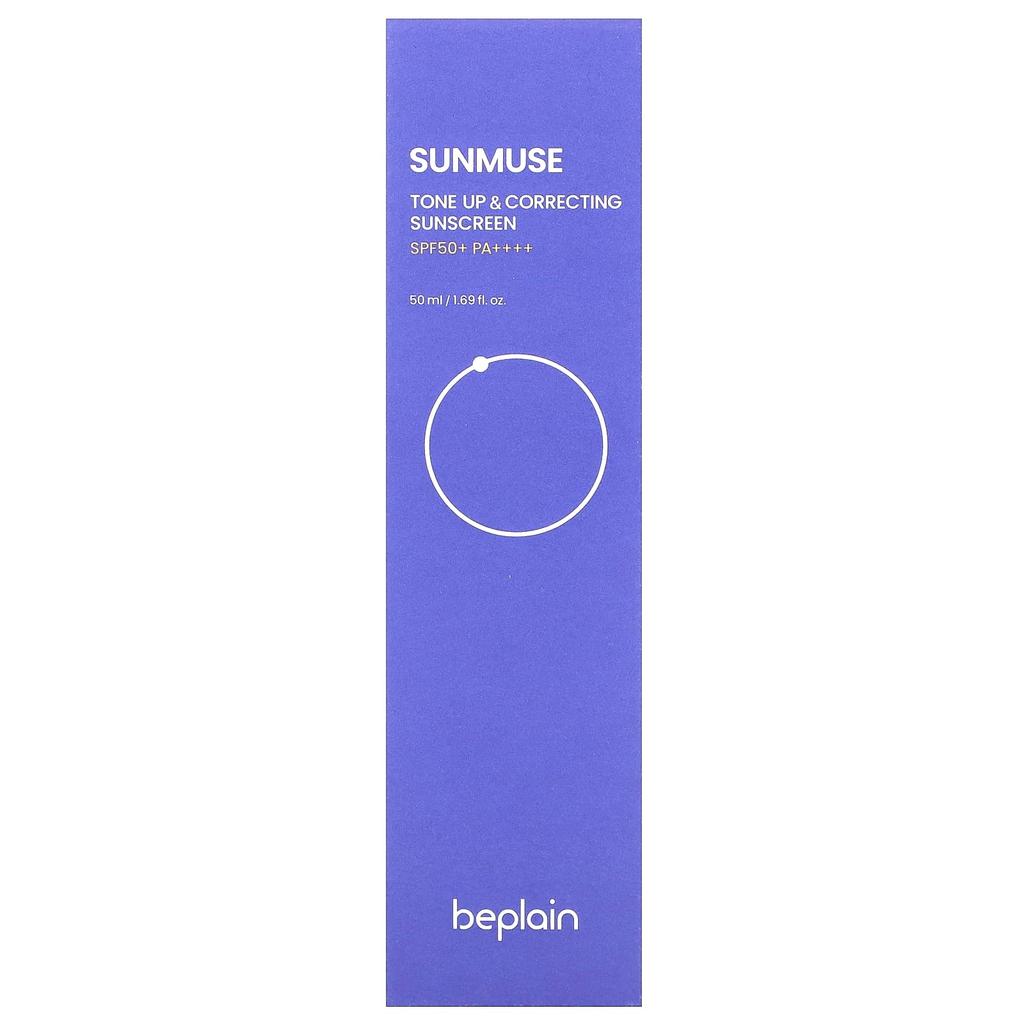 Sunmuse, Tone Up & Correcting Sunscreen, Spf 50+, Pa++++, 50Ml(1.69Fl Oz)