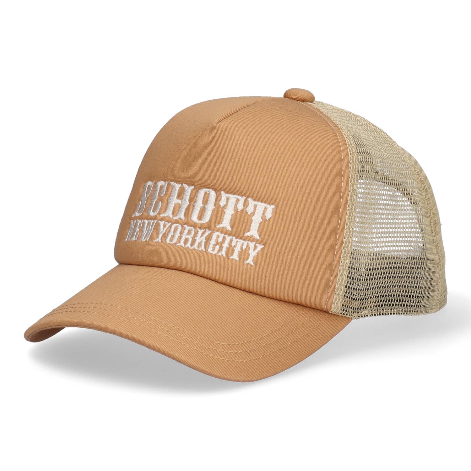 

Кепка-сетка Schott New York City (бежевый)