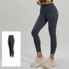 Leggings da donna a vita bassa aderenti a nove punti, pantaloni casual da yoga con sollevamento fianchi