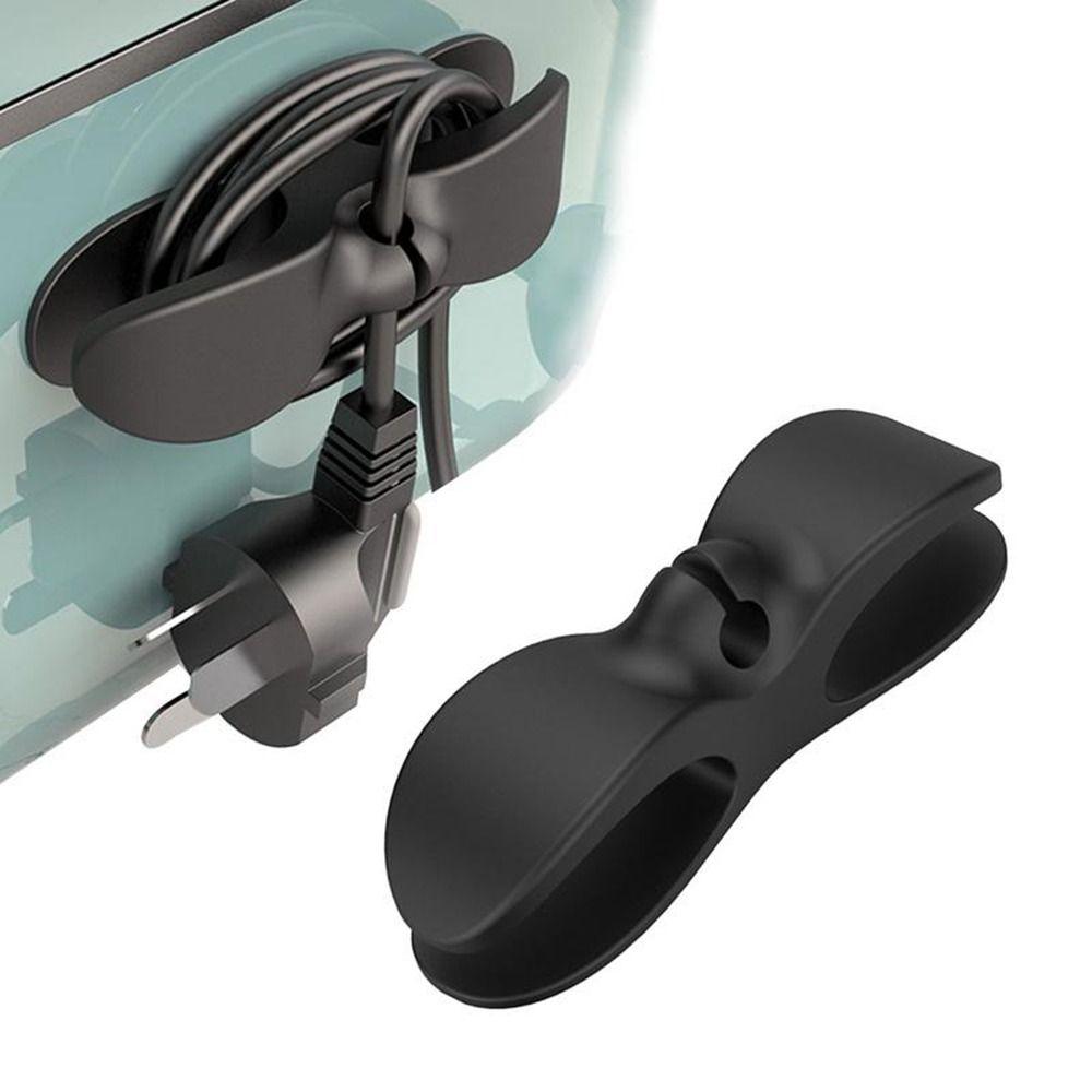 

Kitchen Appliance Self-Adhesive Smart Anti-winding Wire Fixer Clip Cord Wrapper Cable Winder
