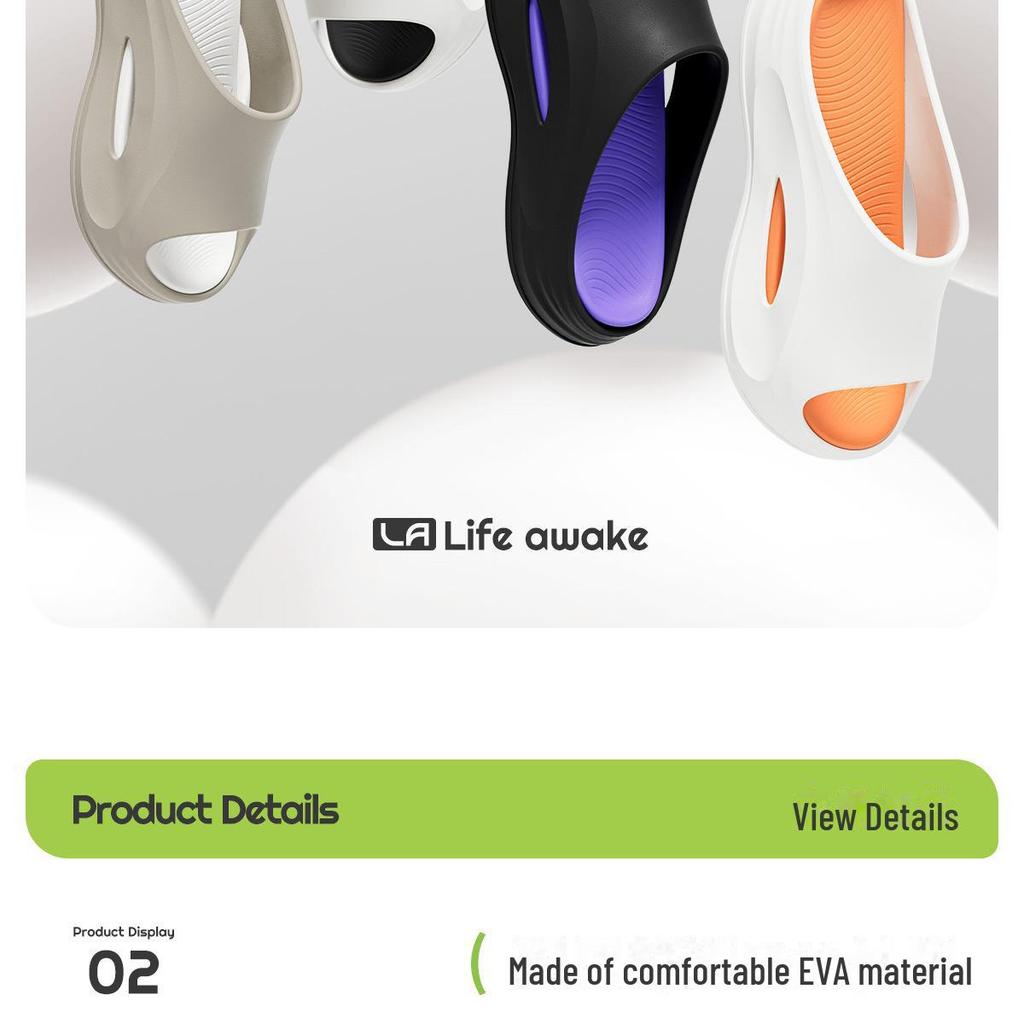 Men's Summer 2025 Outdoor EVA Non-Slip Sandals - Casual Thick-Bottom Sports Slippers