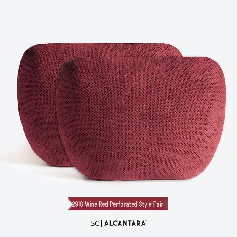 Alcantara Breathable Car Neck Pillow for Mercedes-Maybach S-Class Headrests