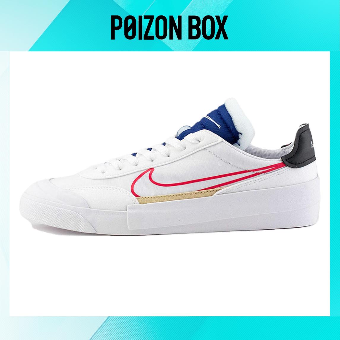 

кроссовки Nike Drop-Type Hbr Male Skate Shoes White/Deep Royal Blue/Black/University Red CQ0989-100