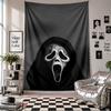 Wall TapestryScream Ghostface Art Hanging Cloth Decorative Background Cover for Room Decoration