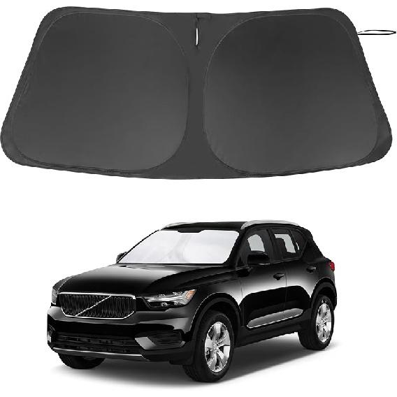 TINGLU Sun Shade For Tesla Model X Tesla X 2016-2024 2025 Accessories Windshield Sun Shade Window Shade UV Rays Protection Sun Visor Cover With