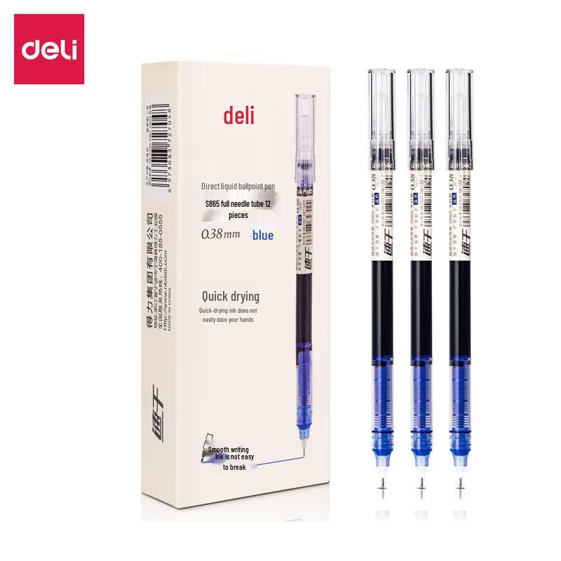 deli 0.38mm Quick-Dry Gel Pen Set