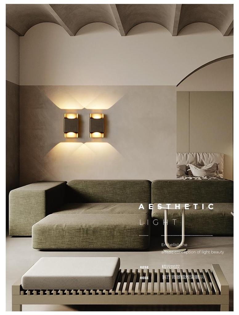 Modern Minimalist Luxury Wall Lamp for Living Room, Bedroom, or Stairway