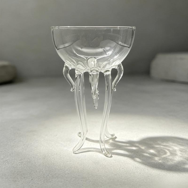 Creative Octopus Cocktail Cup, Jellyfish Martini Cup, Creative Beverage Bar Tools, Bar Party Whiskey Cup Gift Glass Glass Cup
