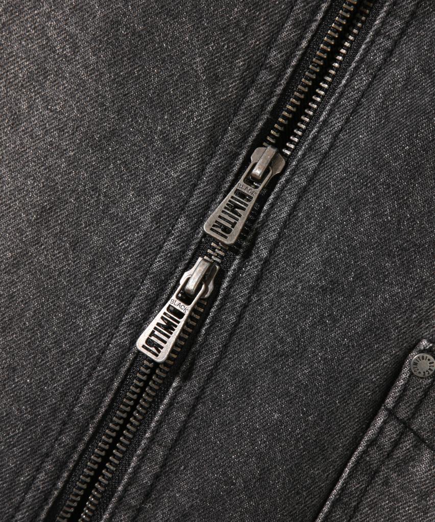 Dimitri Black 2Way Og Essential Fade Wash Michigan Denim Jacket_Vintage Black
